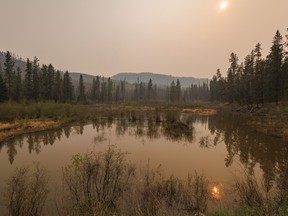 Alberta wildfire smoke