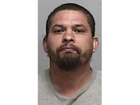 This booking photo provided by the Chaves County Jail shows Tony Ray Peralta on Tuesday, May 2, 2023.