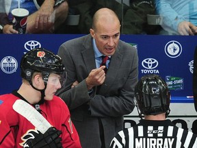 Calgary Flames assistant coach Ryan Huska