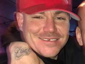 James Feeney is shown in a family photo sent to media by the Calgary Police Service. Feeney, 33, of Calgary died as a result of multiple gunshot wounds.