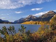 Fall in Waterton Lakes National Park.