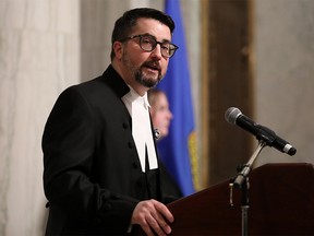 FILE PHOTO: Speaker of the Legislative Assembly of Alberta Nathan Cooper at the Alberta Legislature in Edmonton on Tuesday, February 7, 2023.