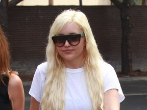 Troubled actress Amanda Bynes is seen in August 2015.