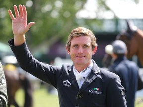 Irelands's Darragh Kenny had a day to remember on Sunday, June 18, 2023, winning the 1.45m ATCO grand prix while teamed with Chic Chic