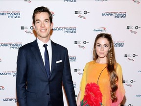 John Mulaney and Anna Marie Tendler at the Mark Twain Prize For American Humor in 2017.