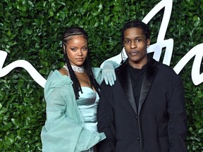 A$AP Rocky called Rihanna his "wife" in a shoutout at his star-studded Spotify concert.