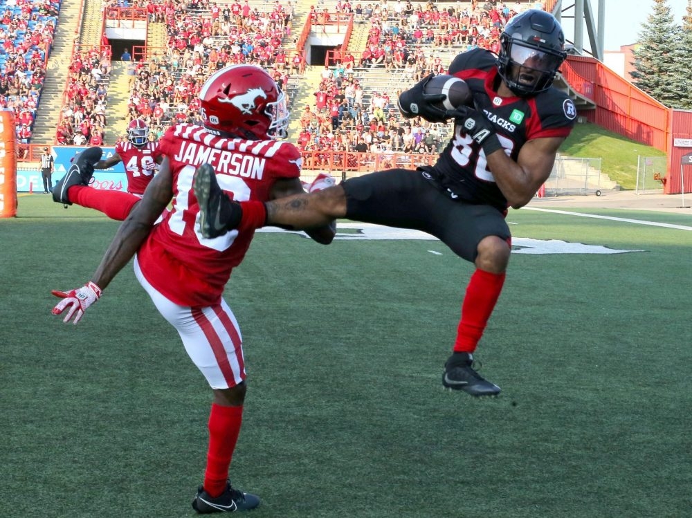 Stampeders spoil Redblacks' home opener for 1st win of season