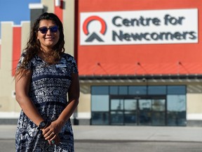 Anila Lee Yuen, Centre for Newcomers president and CEO, poses for a photo on Oct. 11, 2022.