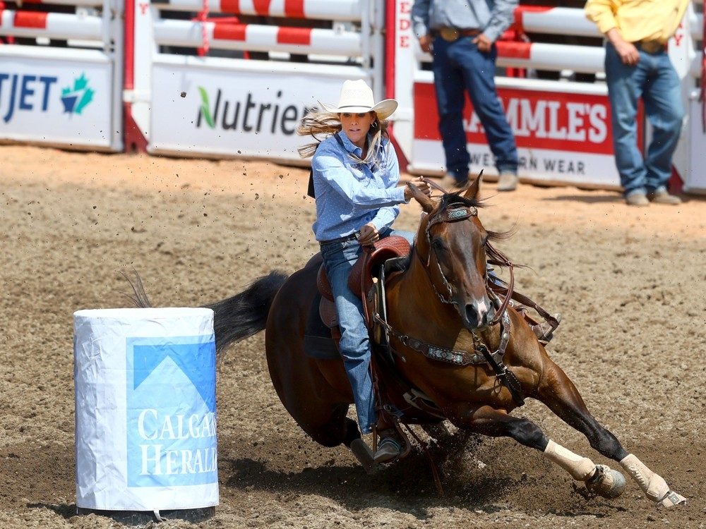 Kassie Mowry in place to defend Calgary Stampede barrelracing title