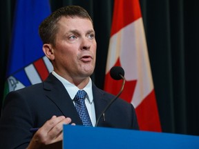 Alberta Finance Minister Nate Horner