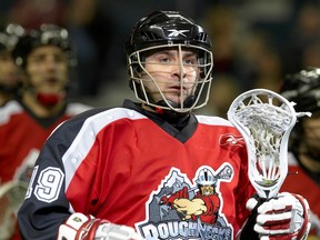 Josh Sanderson is shown is his playing days in 2009 with the Calgary Roughnecks. The Calgary Roughnecks today announced Sanderson as Head Coach & Assistant General Manager. Sanderson becomes the seventh Head Coach in Roughnecks franchise history
