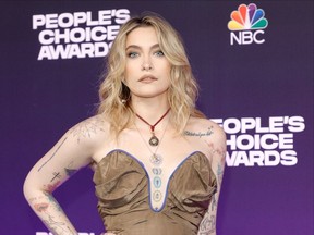 Paris Jackson at the Peoples Choice Awards - Getty - December 2021