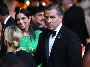 Hunter Biden, son of U.S. President Joe Biden, looks on during a state dinner at the White House on June 22, 2023 in Washington, DC. President Joe Biden and first lady Jill Biden are hosting a state dinner for Indian Prime Minister Modi as part of his first official state visit to the United States.