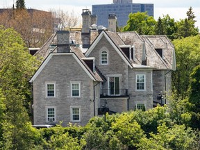 24 Sussex Drive, the official residence of the prime minister.