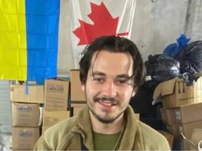 Sam Newey, 22, who worked alongside Calgarians delivering humanitarian aid to Ukrainians, was killed Aug. 30 while fighting Russian forces.