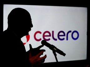 Edmonton Global CEO Malcolm Bruce takes part in a news conference on Tuesday, Sept. 26, 2023, where it was announced that Celero, a clinical research company headquartered in Singapore, plans to launch their first North American headquarters in Edmonton.