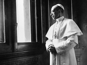 Pope Pius XII in the Vatican in the 1950s.