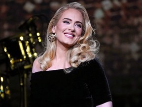 Adele is pictured during her Weekends with Adele in Las Vegas residency in November.