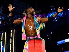 World Wrestling Entertainment superstar Kofi Kingston, who is one of only 20 Grand Slam Champions in WWE history.