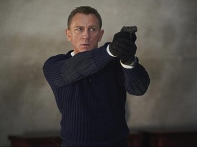 Daniel Craig as James Bond in No Time Die.