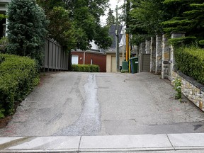 A body was discovered in this alley in Upper Mount Royal on July 3, 2022.