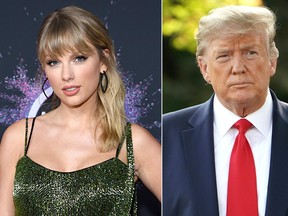Taylor Swift and Donald Trump