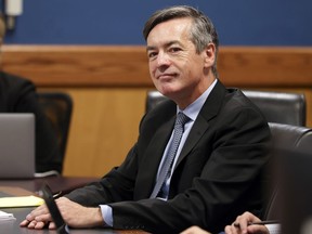 FILE - Lawyer Kenneth Chesebro, appears before Judge Scott MacAfee during a motions hearing on Oct. 10, 2023, in Atlanta. Jury selection is set to begin for Chesebro, the first defendant to go to trial in the Georgia case that accuses former President Donald Trump and others of illegally scheming to overturn the 2020 election in the state.