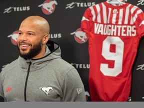 James Vaughter has been resigned by the Calgary Stampeders