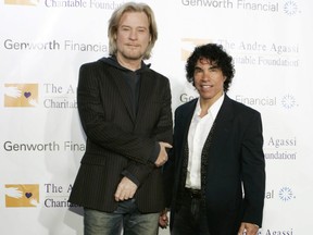 Daryl Hall and John Oates attend the Andre Agassi Charitable Foundation's 12th Grand Slam for Children event, Saturday, Oct. 6, 2007, in Las Vegas.