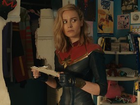 Brie Larson as Captain Marvel/Carol Danvers in Marvel Studios' The Marvels.