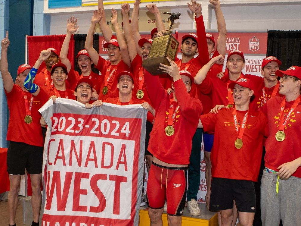 Host Calgary Dinos golden at Canada West Swimming Championships