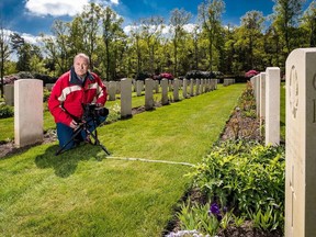 Dutch war graves photographer Peter ten Dijke has been busy. Since March 2017, he has been kneeling at and capturing all 5,629 Canadian military graves in the Netherlands, and he's not stopping there, with plans to visit similar cemeteries in Germany, Belgium and France next year. Supplied photos