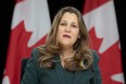 Deputy Prime Minister and federal Finance Minister Chrystia Freeland said Friday it was too soon to give a timeline for when an estimate of Alberta's potential asset withdrawal from the Canada Pension Plan would be ready.