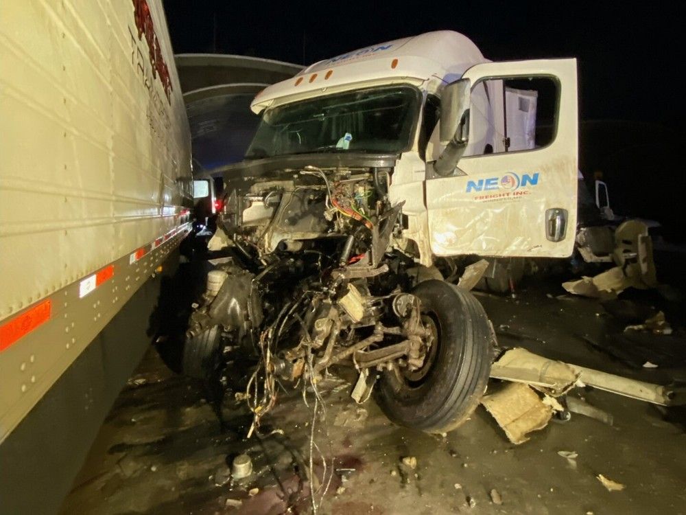 Section Of Trans-Canada Reopens After Five Semis Crash Near Lake Louise ...