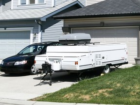 The city is considering changes to rules surrounding parking RVs on driveways.