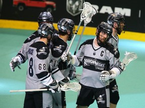 The Calgary Roughnecks dropped an 11-9 decision to the host Philadelphia Wings on Saturday.