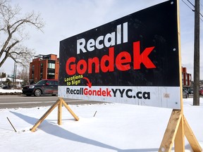 Recall Gondek Sign