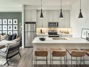 Jayman Built's Les Jardins Apartments - A Suite 3 won the 2023 BILDCR Award for Best Apartment Style $251,000 to $350,999. It was the sole finalist in the category.