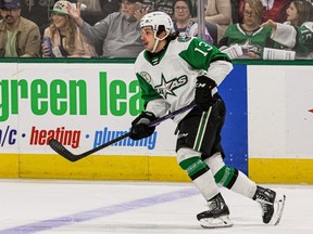 After a four-season stint with the Dallas Stars’ organization, right-handed centre Riley Damiani is excited for a fresh start in Calgary.