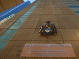 Exterior signage is shown at the Calgary Courts Centre in downtown Calgary on Monday, March 11, 2024.