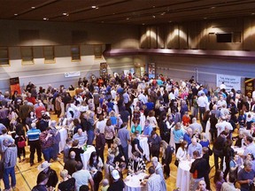 File photo: Taste enthusiasts pack the Bragg Creek Community Centre during the 2015 edition of Taste of Bragg Creek.