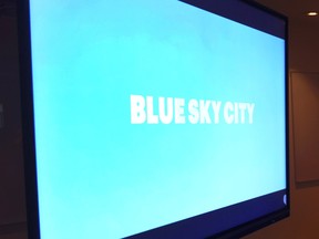 Blue Sky City for letters