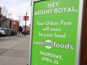 Save-On-Foods Urban Fare Mount Royal Calgary