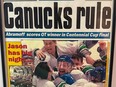 The Calgary Sun's front page from May 14, 1995, documents the Calgary Canucks' Centennial Cup championship.