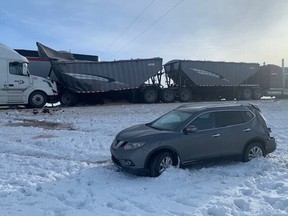 QEII Highway crash