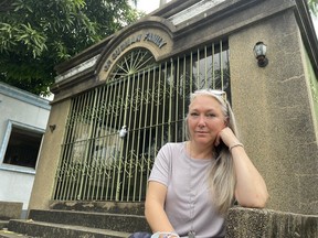 Suzanne Wilton, former Calgary Herald journalist, revisits the Quezon Cemetary where Michael de Guzman is said to be entombed. New questions are being raised about whether it was his body found in the jungle. Photo courtesy BBC World Service