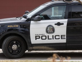 A Calgary police cruiser.