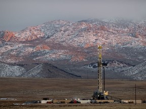 FILE - A drill rig stands at a Fervo Energy geothermal site under construction near Milford, Utah, Nov. 26, 2023. Southern California Edison will purchase electricity from Fervo Energy, Fervo announced on Tuesday, June 25, 2024.