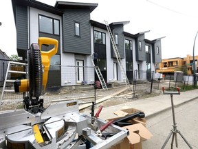 File photo of new construction going up in Calgary on Tuesday, June 23, 2020. Darren Makowichuk/Postmedia