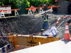 Calgary water main break